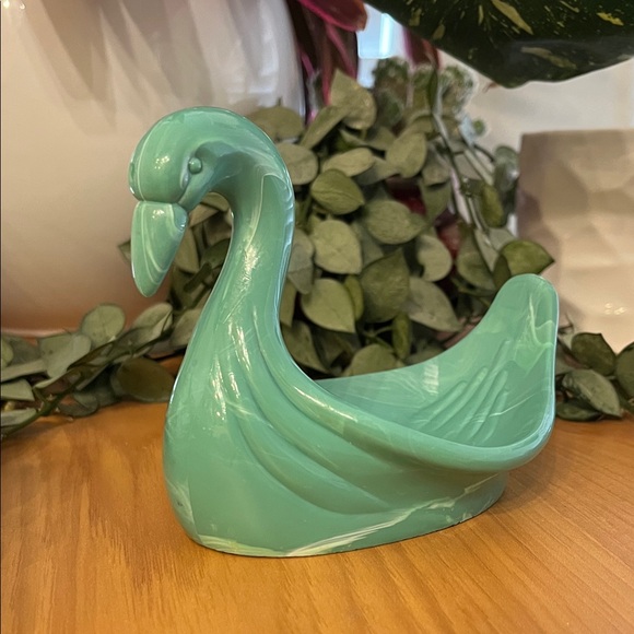 Source Unknown Other - Vintage Marbled Swan Soap Dish 1970’s RARE